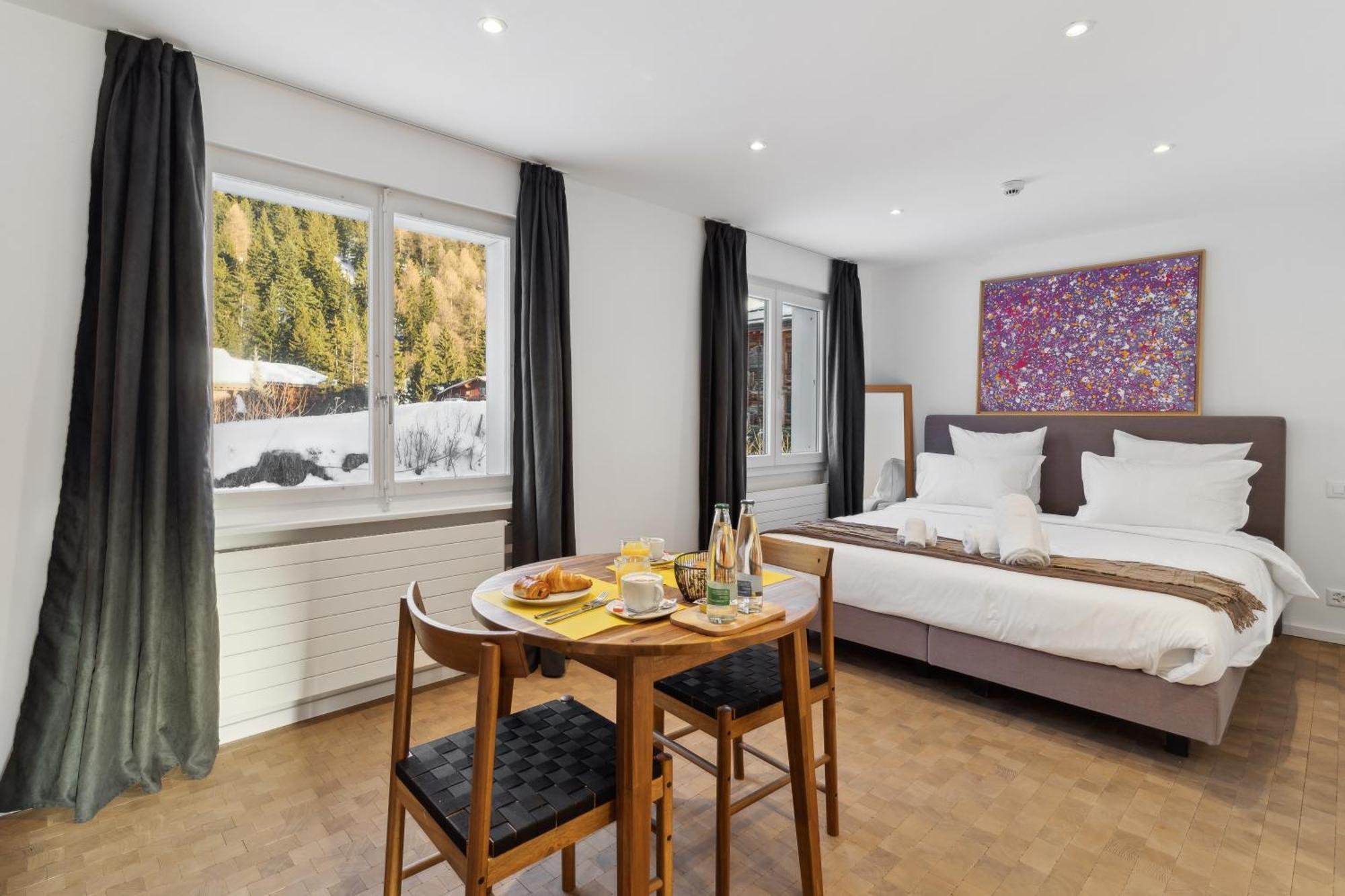 Crans Montana Suites Bagian luar foto