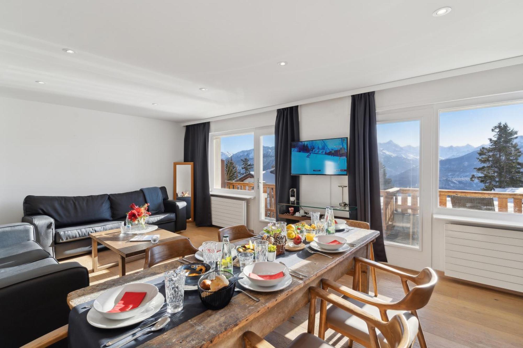 Crans Montana Suites Bagian luar foto