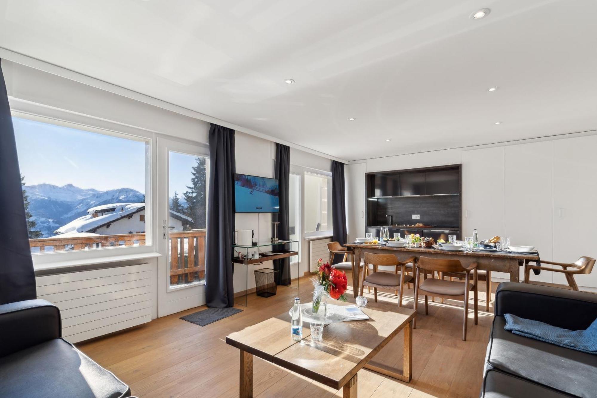 Crans Montana Suites Bagian luar foto